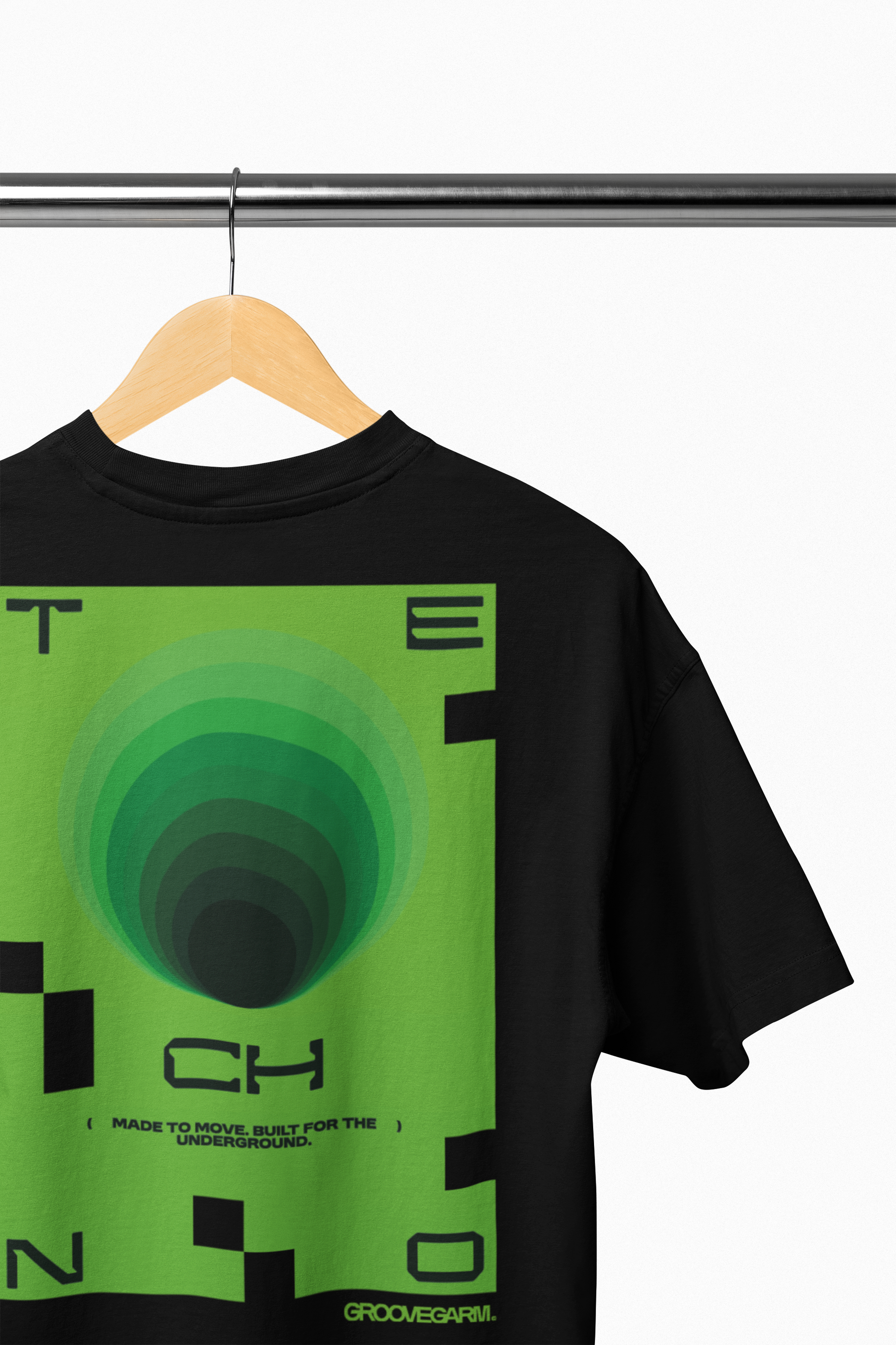 TECHNO DEPTH – Techno Music T-Shirt #T003 – Groove Garm